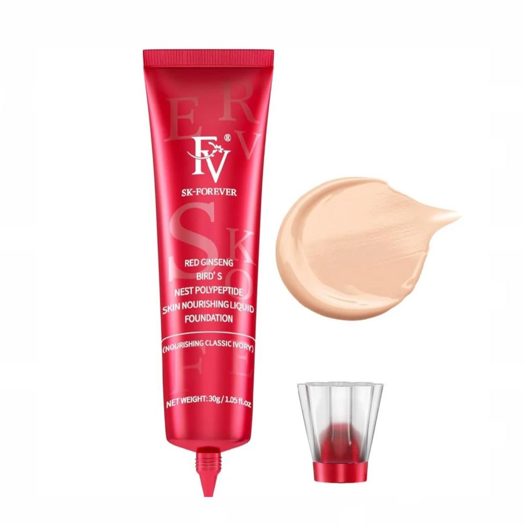 FV Foundation Tube China Red Original (Ivory) Oil Absorb Liquid Foundation Best Tube