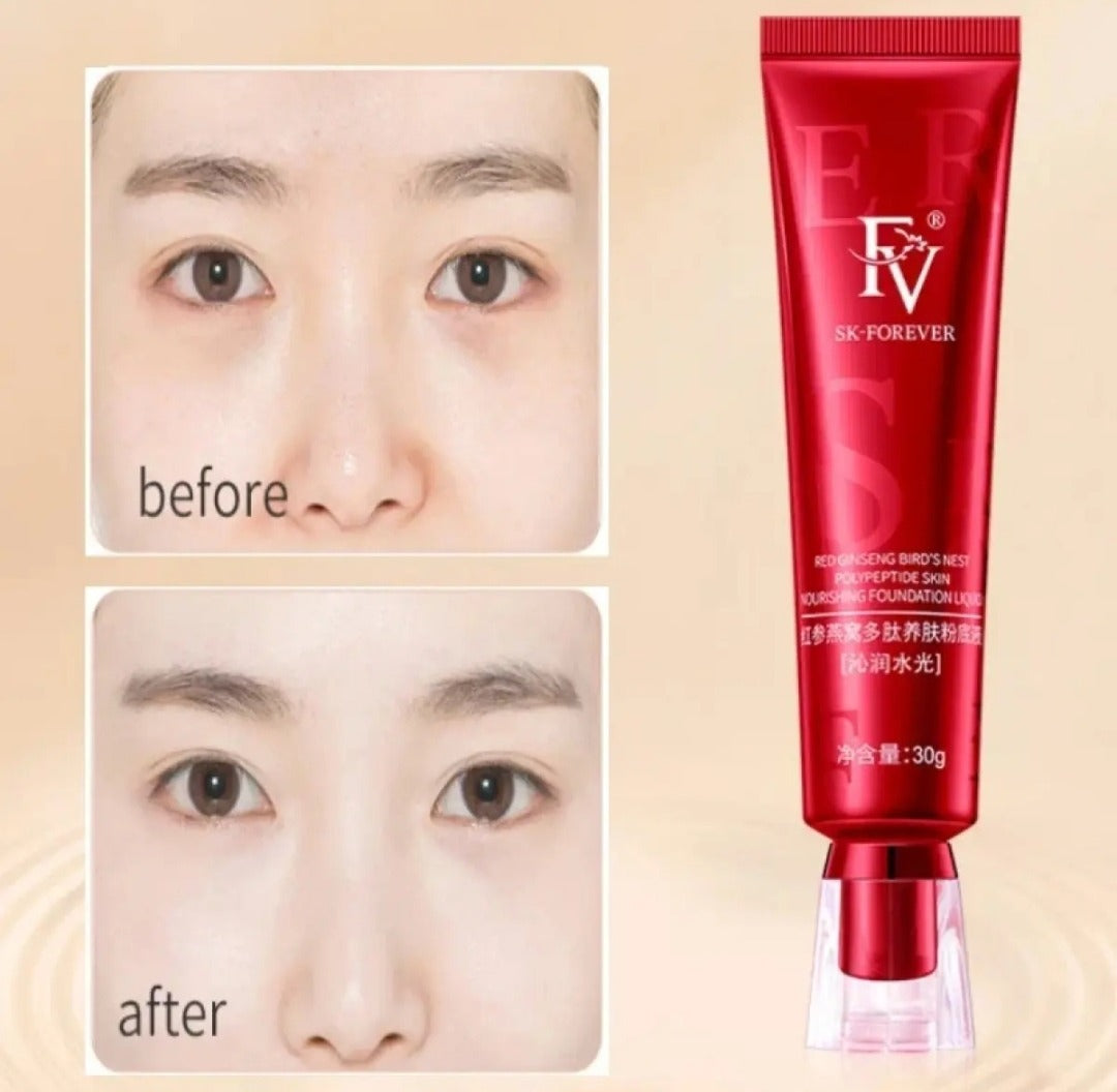 FV Foundation Tube China Red Original (Ivory) Oil Absorb Liquid Foundation Best Tube